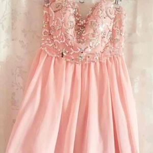 Corset Back Sequin Dress